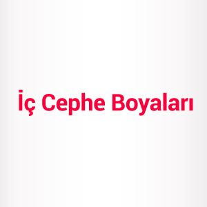 İç Cephe Boyaları